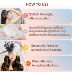 Rednow easy 2-3 min massage usage guidance with bar on scalp