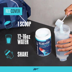 EAAs and BCAAs highlighted on REECover packaging