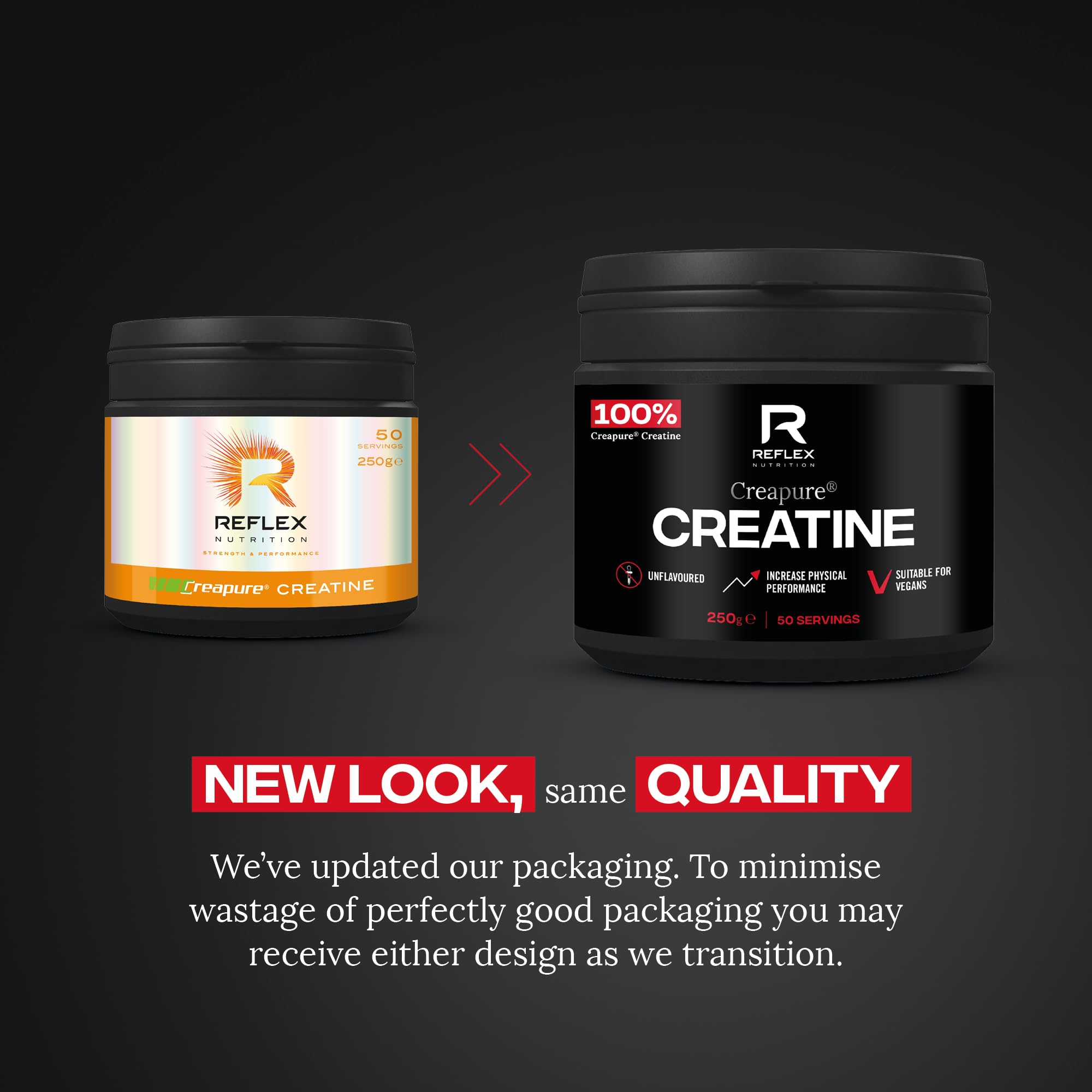 Athlete training with Creatine supplement on the go