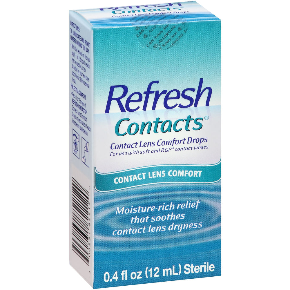 Refresh Contacts Comfort Moisture Drops bottle 0.40 oz (Pack of 2)