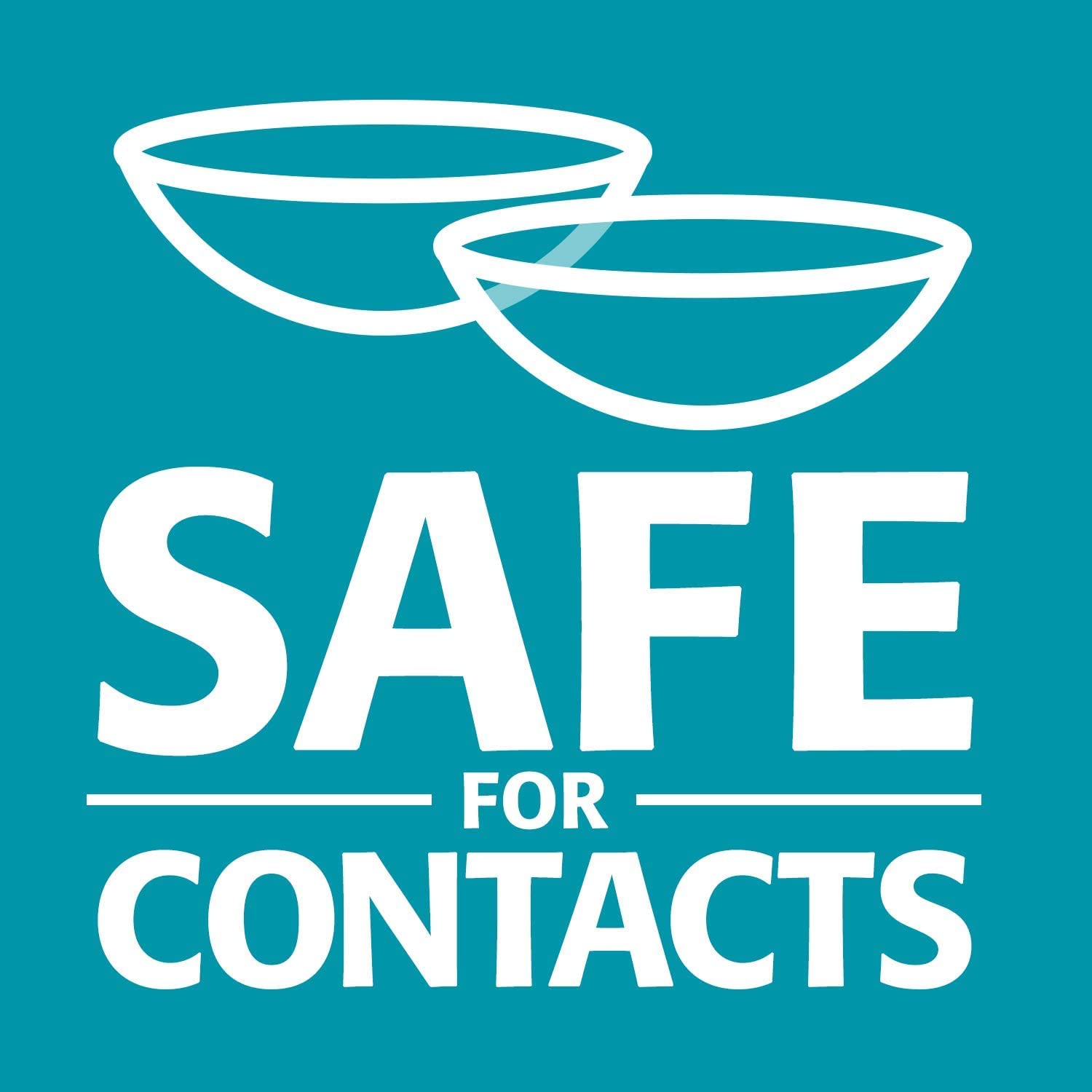 Applying eye drops to relieve dryness for contact lens wearers