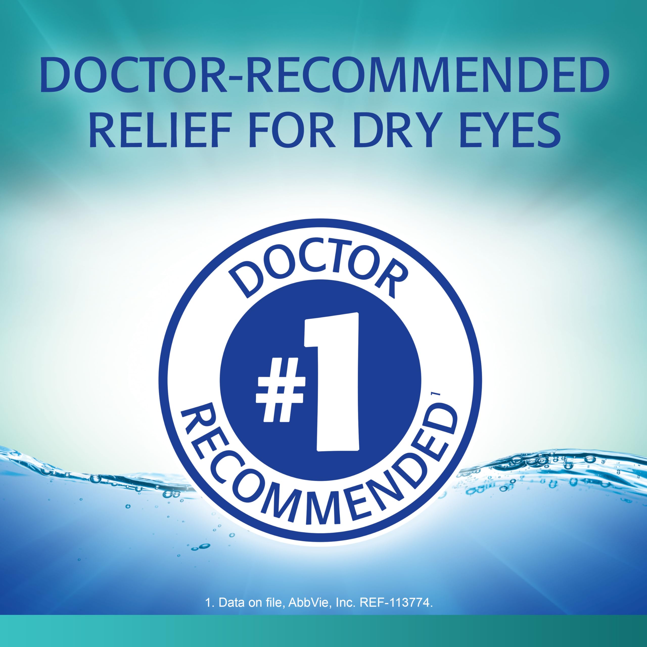 Refresh Digital Lubricant Eye Drops dropper tip for precise application