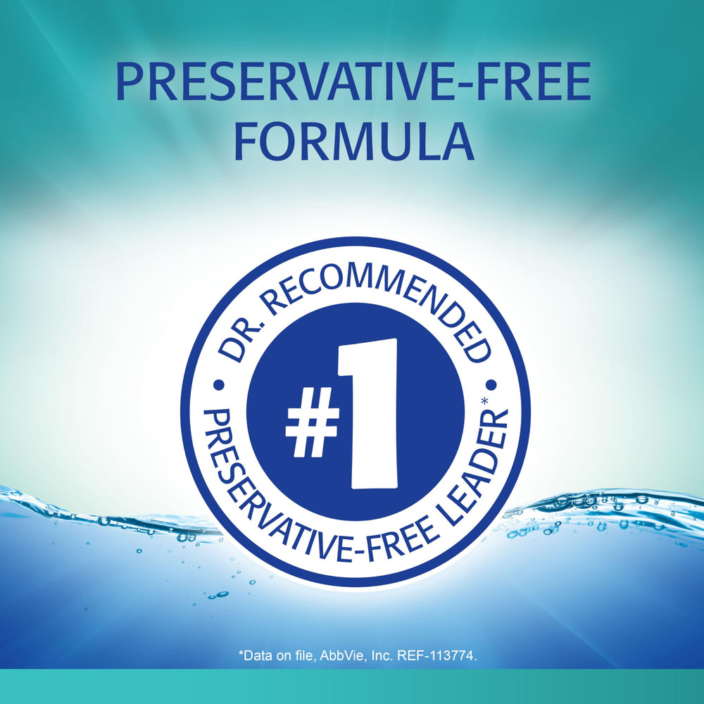 Refresh Digital PF eye drops single-use vials for portable preservative-free relief