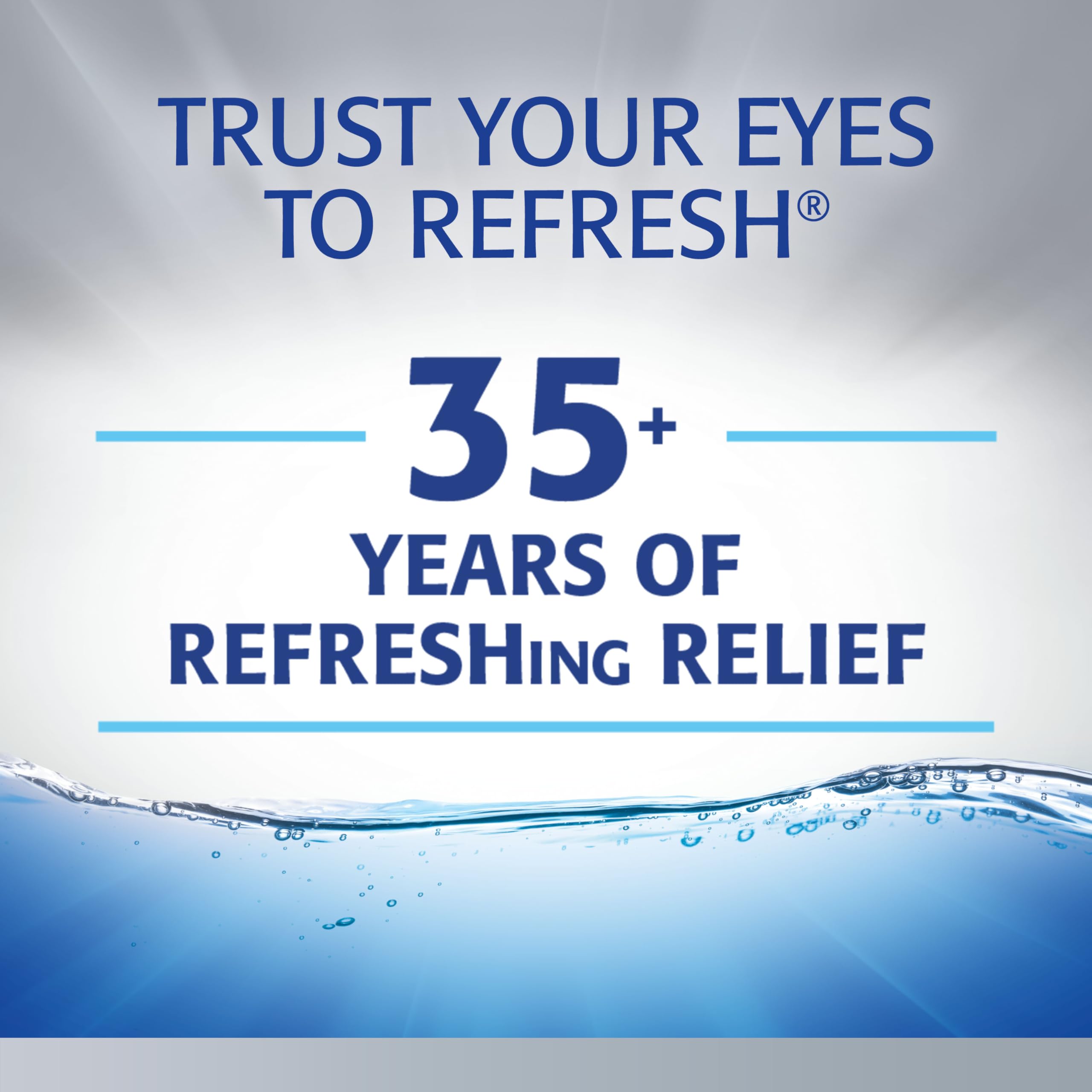 Refresh Optive Advanced preservative-free packaging designed for sensitive eyes.