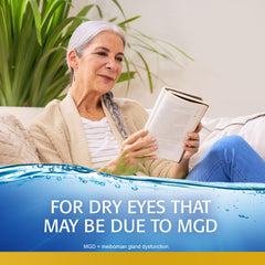 Refresh Optive Mega-3 HydroCell technology icon suggests advanced hydration.