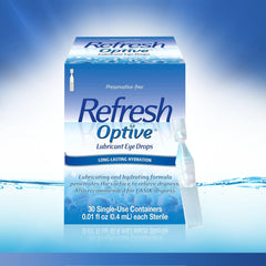 Refresh Optive preservative-free single-use vials ready for on-the-go care