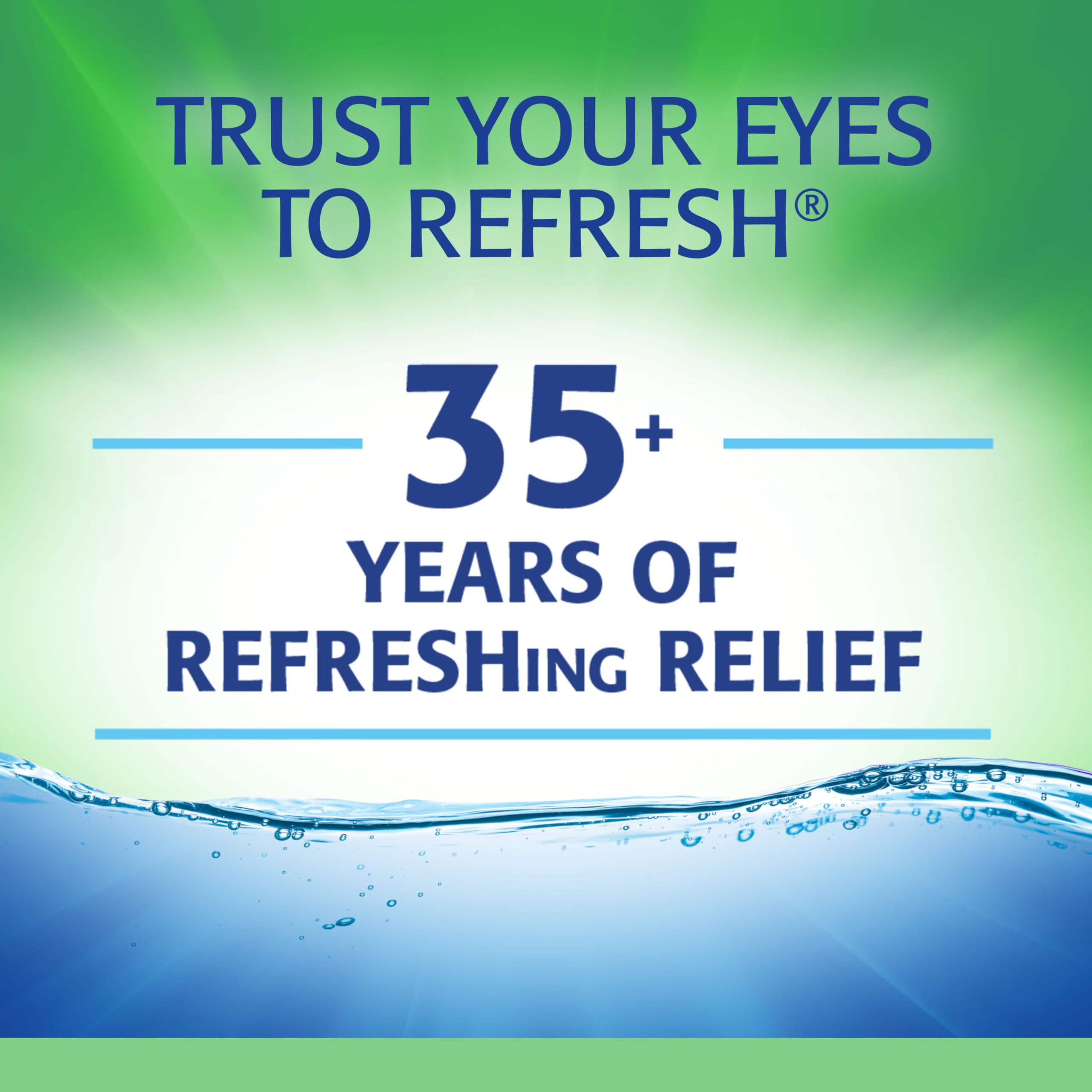 Refresh Plus drop-dispense action demonstrates easy, precise administration.