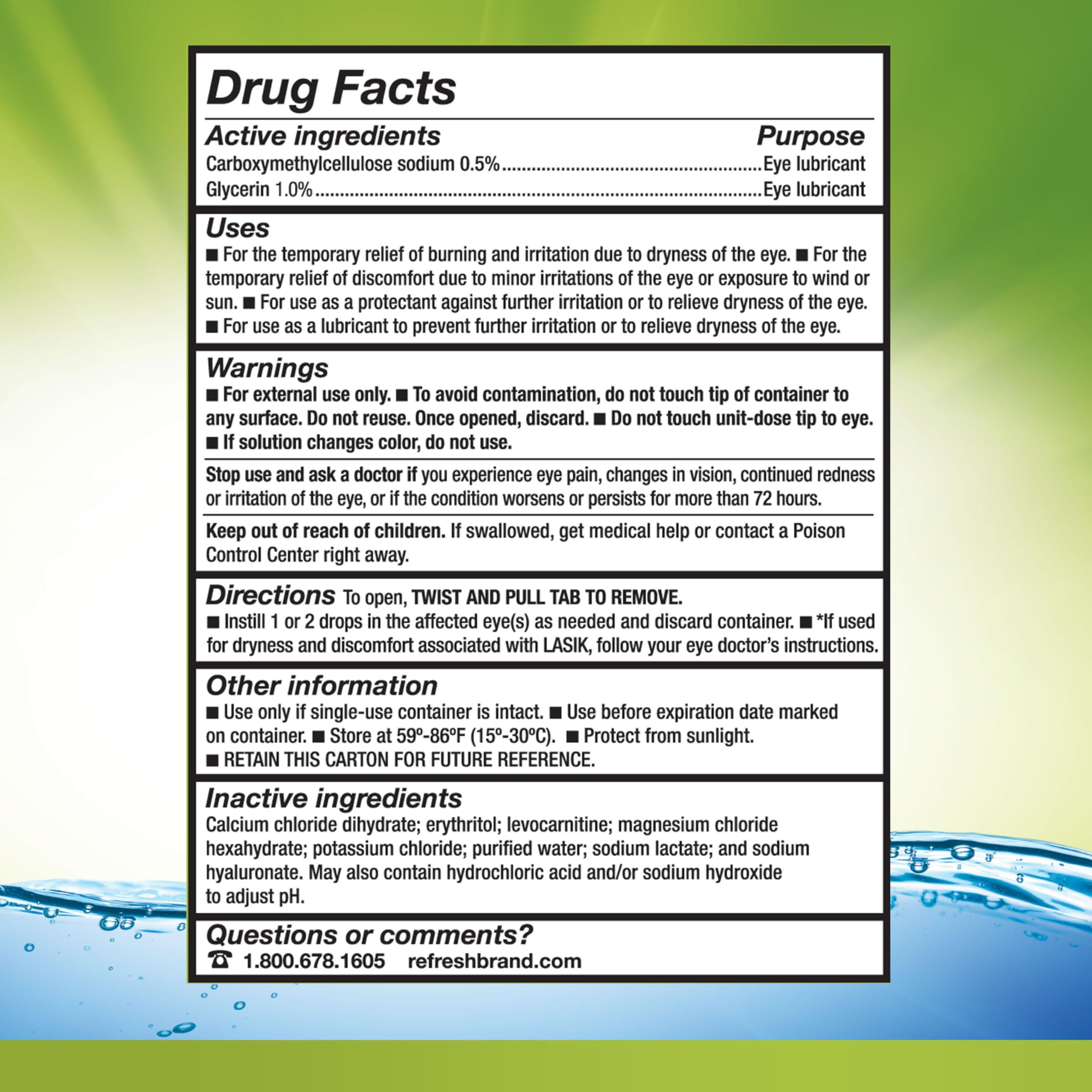 Refresh Relieva PF easy-dosing tip aids quick, precise application.