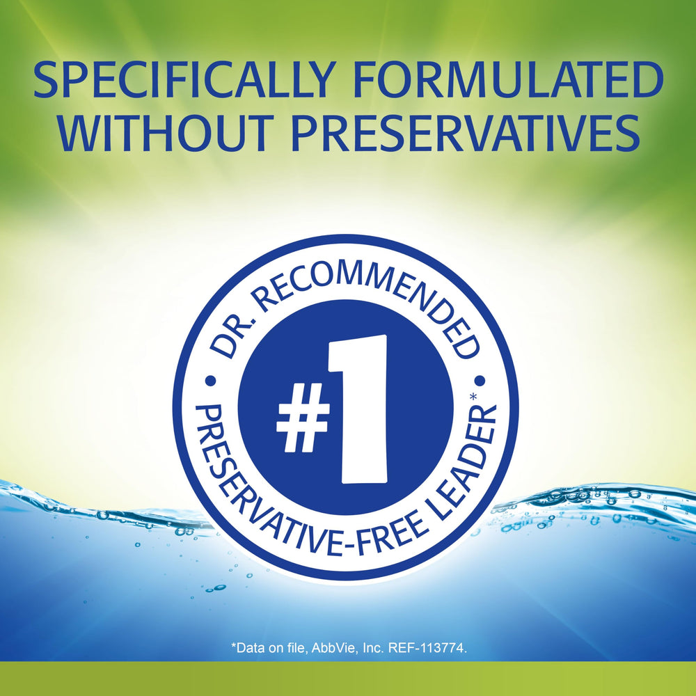 Refresh Relieva PF single-use vials ready for hygienic, on-the-go application.