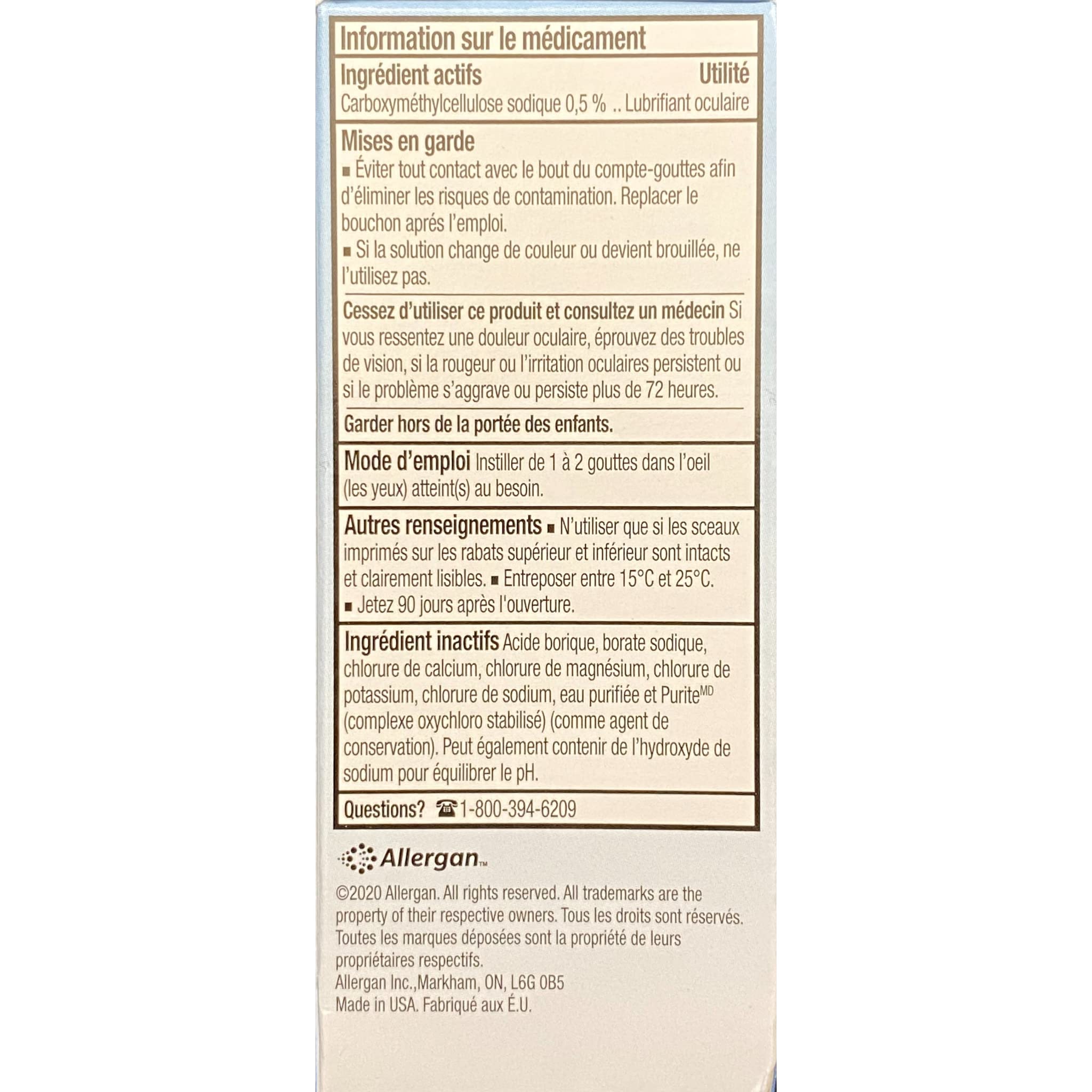 Refresh Tears bottle close-up emphasizes clear soothing drops for irritated eyes.