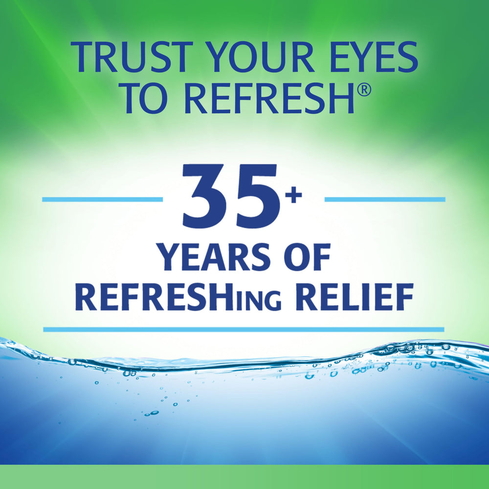 Refresh Tears dispensing dropper enables precise, gentle application.