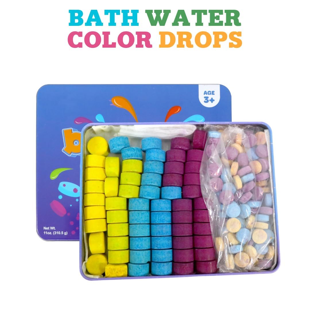 Regal Games kids enjoy splashy bath time as colors swirl and mix.