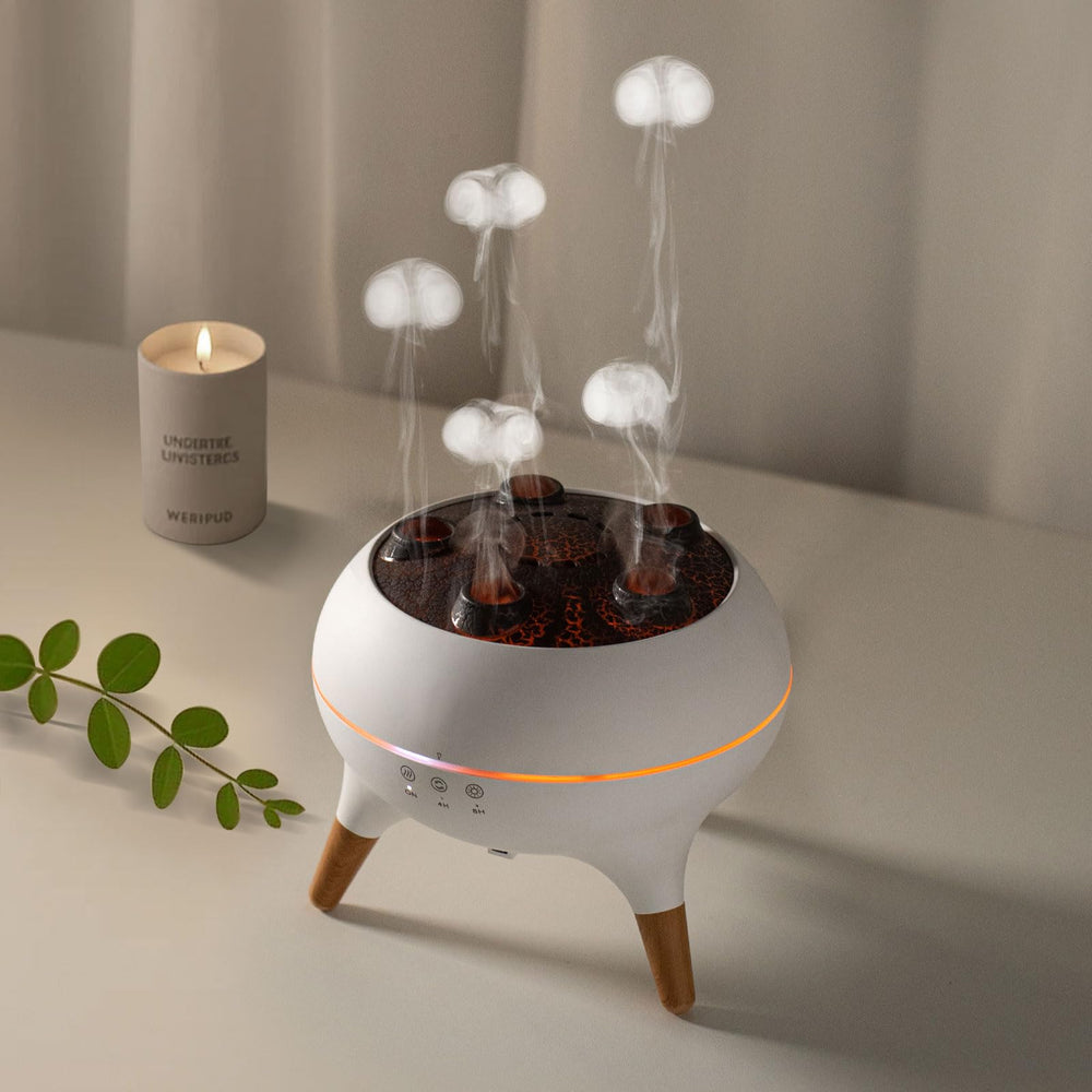 Front view of REGISDESK Mushroom Cloud Aroma Diffuser