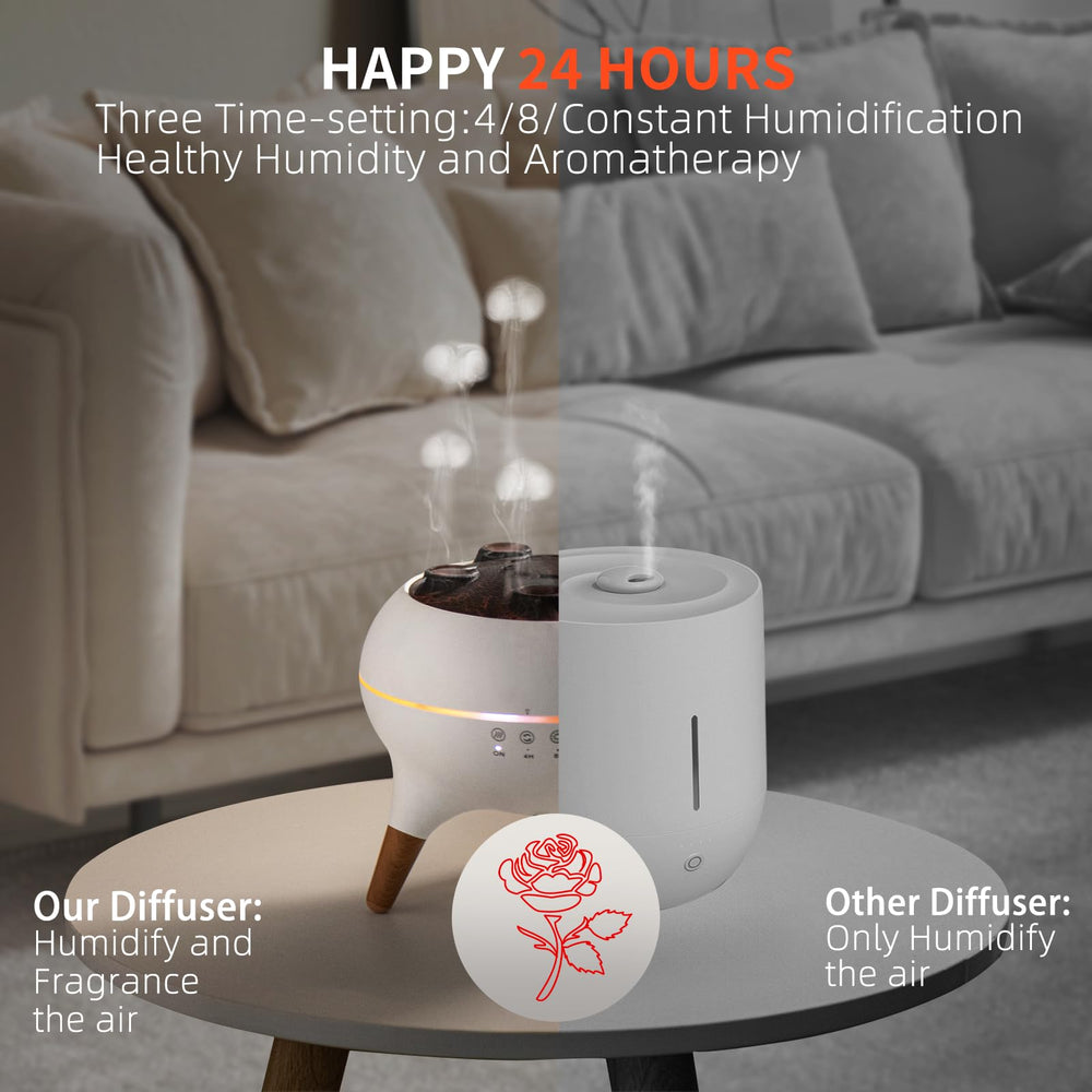 Diffuser used as a decorative accent in an office space