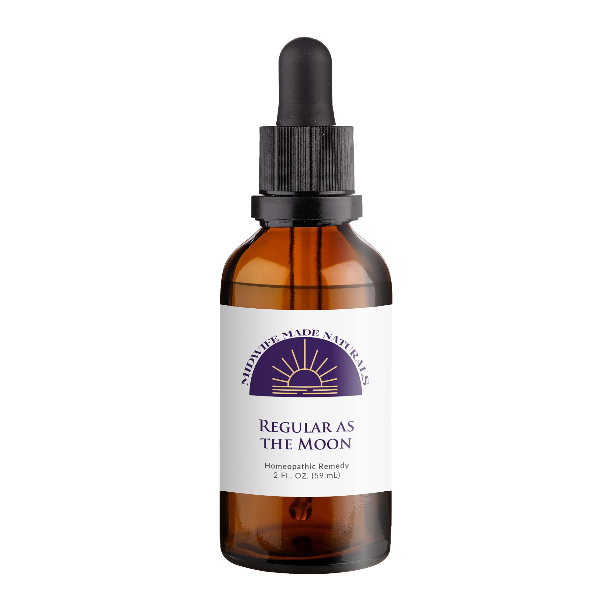 Regular as The Moon homeopathic drops bottle by Midwife Made Naturals