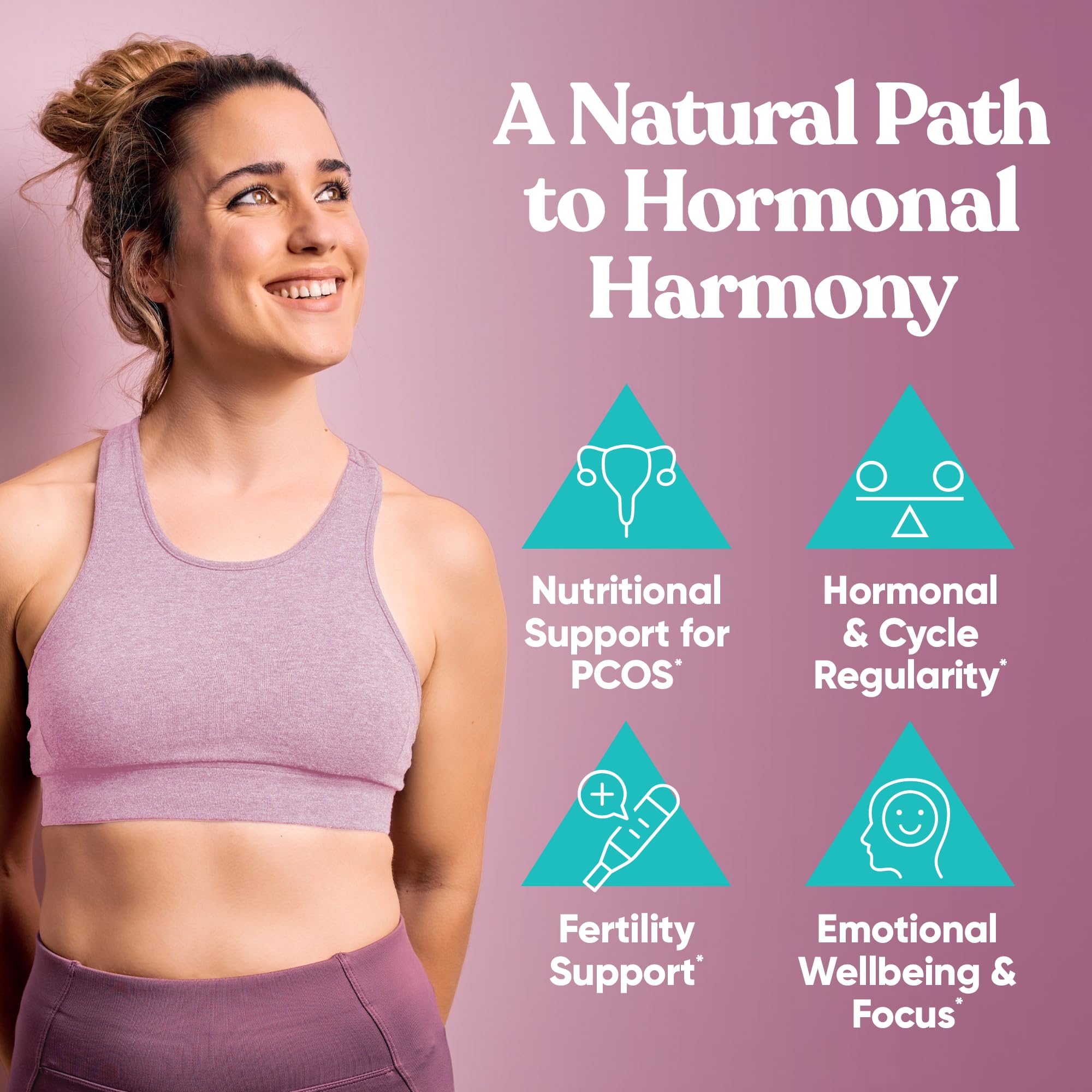 Back label showing supplement facts and dosage information