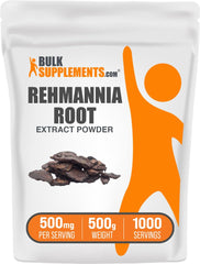 BulkSupplements Rehmannia Extract Powder 500mg per serving in 500g container