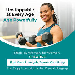 SHEatine label highlights premium Creatine HCl and minerals.