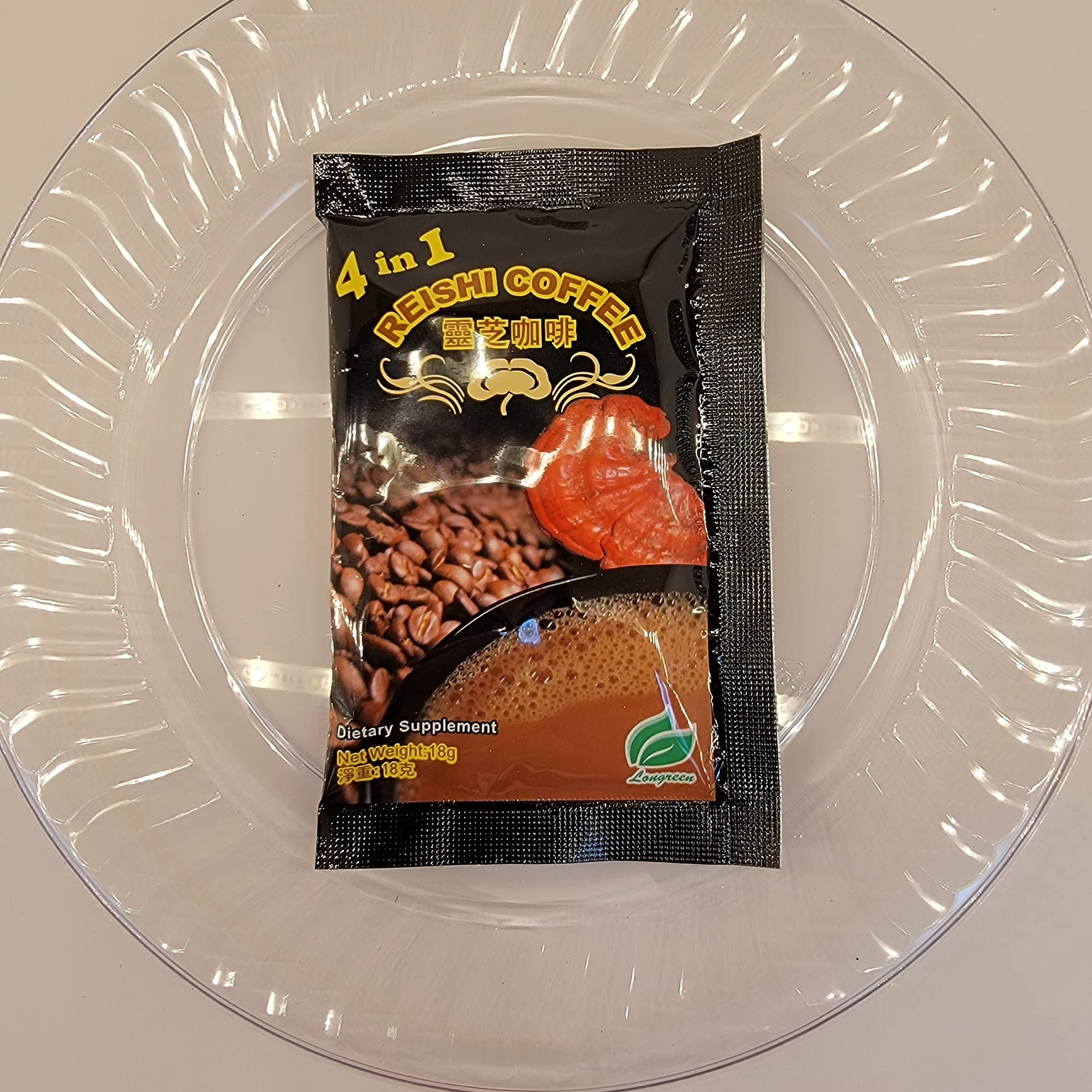Fresh brewed Reishi Coffee-4in1 in a mug