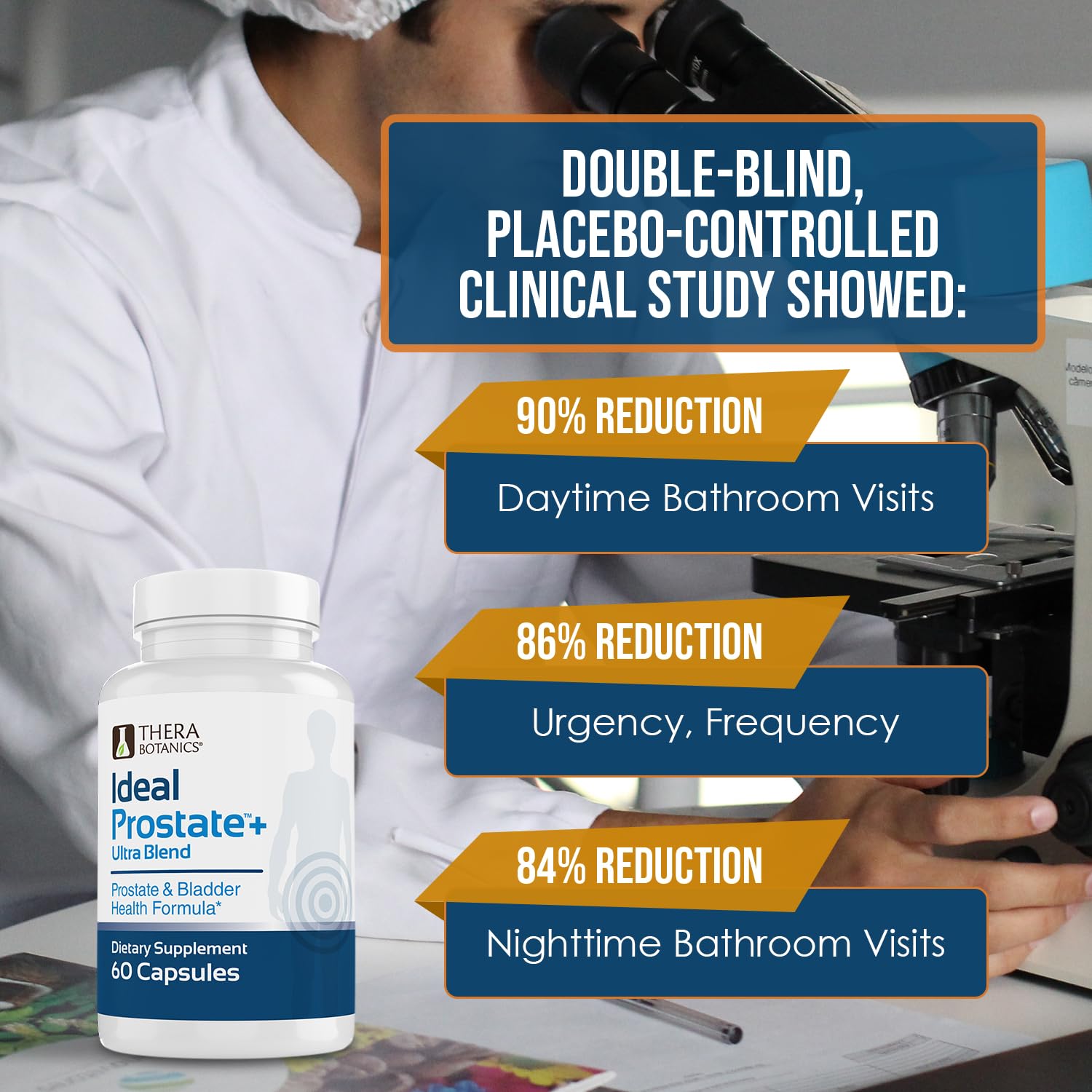 Reishi mushroom featured in the prostate support formula