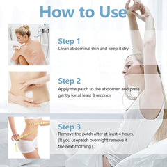 Patch applied near the navel for nighttime use