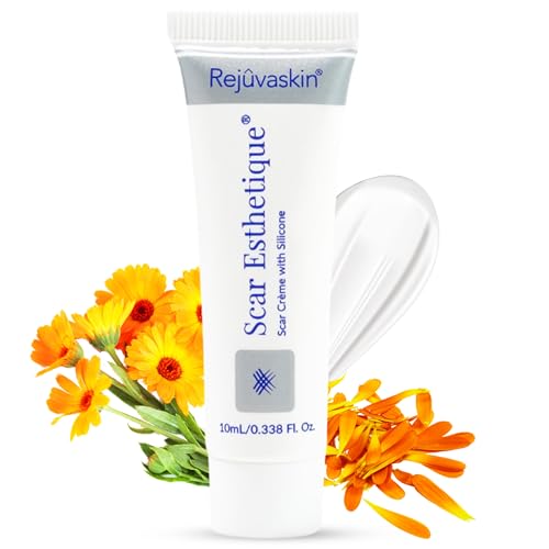 RejuvaSil scar gel bottle for easy at-home scar care
