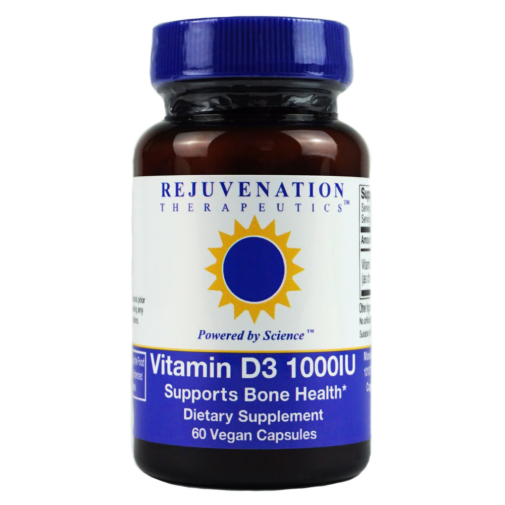 Rejuvenation Therapeutics Vitamin D3 bottle front view