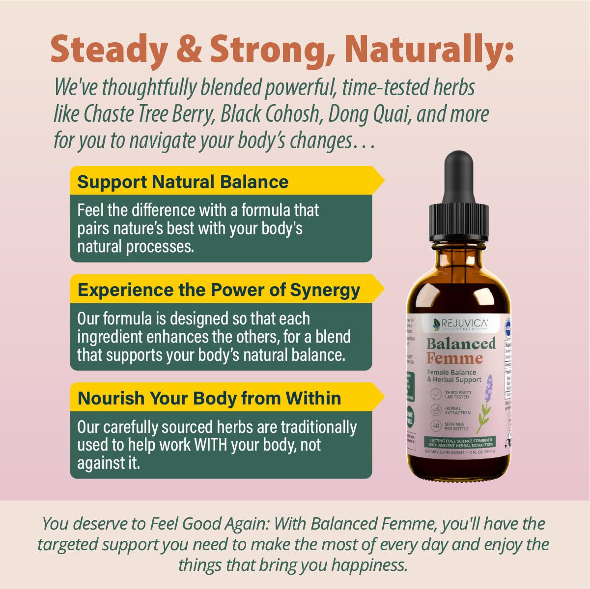 Organic and wildcrafted herbal ingredients