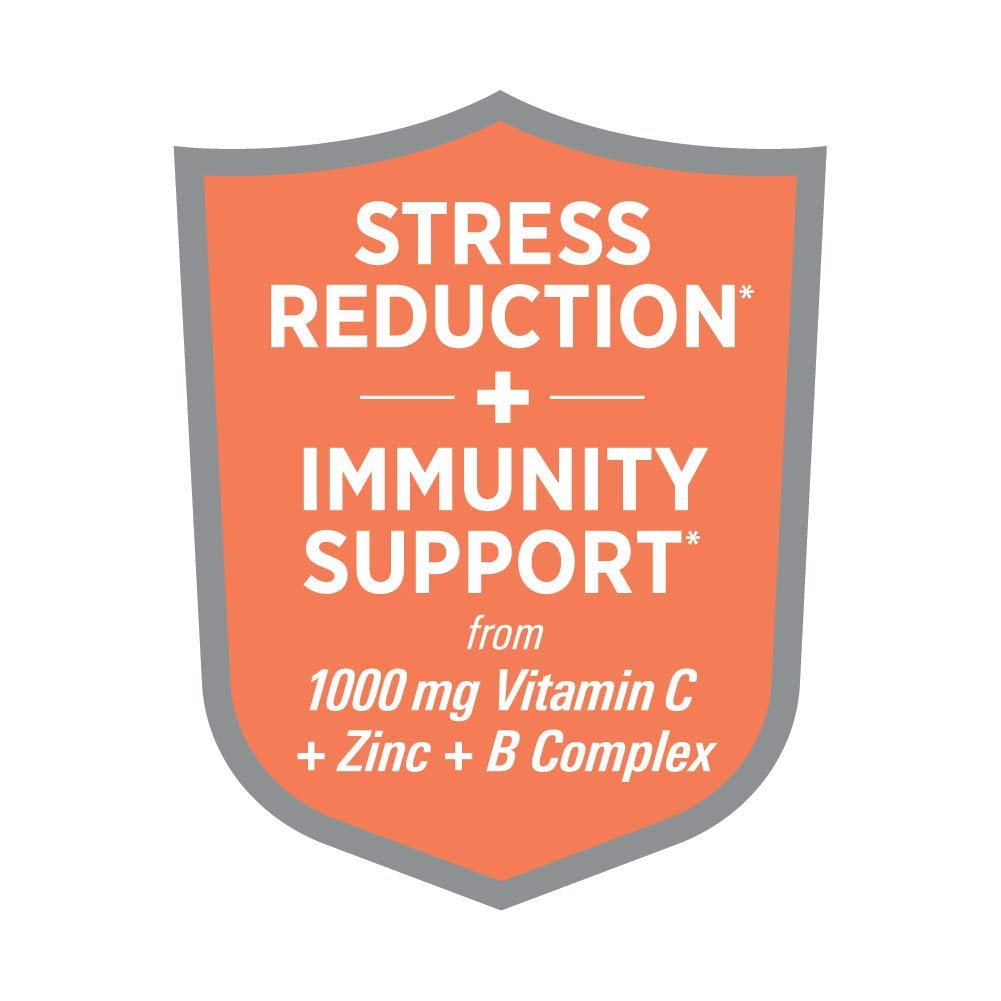 Immune support ingredients label featuring Vitamin C, Zinc and B Complex
