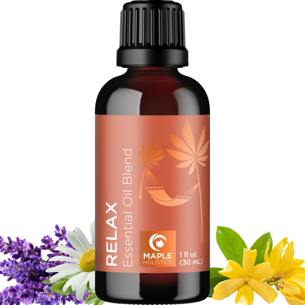 Relaxing oil blend for diffuser with calming aroma
