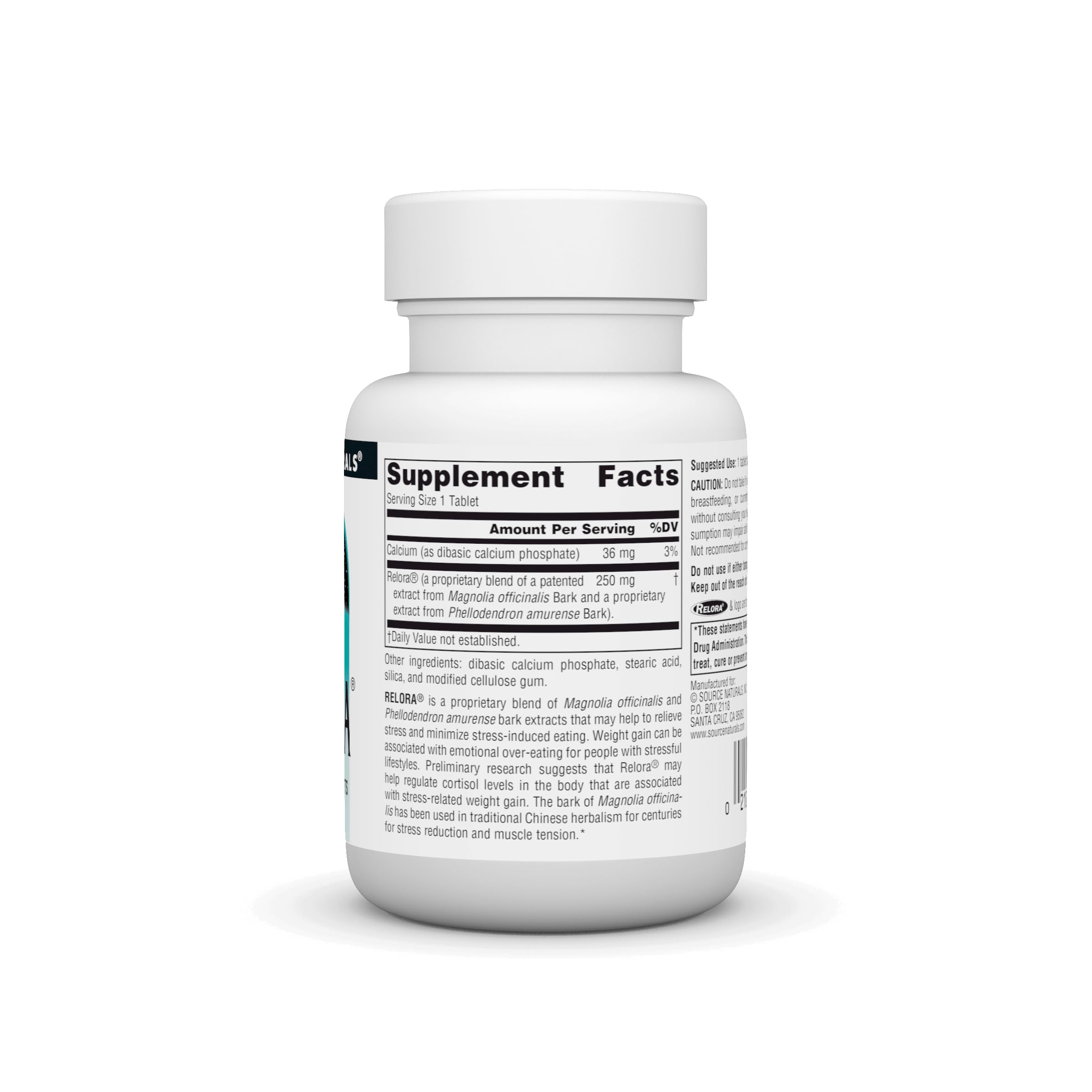 Magnolia officinalis bark extract used in Relora formula