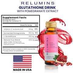 Relumins Made in USA badge emphasizes quality and safety.