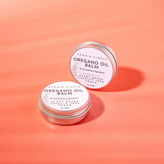 Oregano Oil Balm applied to skin showing moisturizing effect
