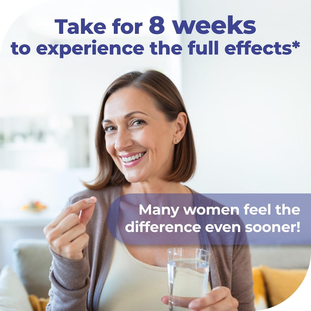 Remifemin Good Night packaging front demonstrates estrogen-free menopause relief option.