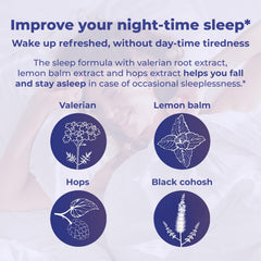 Remifemin Good Night sleep scene suggests nightly routine for restfulness.