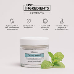 Ingredient highlights: calcium carbonate and bentonite clay