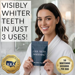 Whitening removes stains from coffee, tea, wine and tobacco
