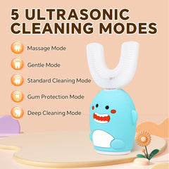 Five cleaning modes icons on the handle