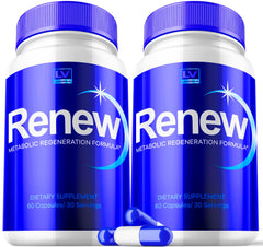 Two-pack Renew Capsules bottles front view
