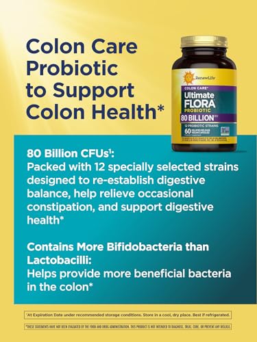 Renew Life 80B CFU capsules illustrate potent daily support for bowel regularity and comfort.