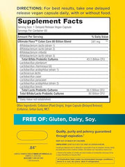 Renew Life Colon Care bottle label highlights 80 billion CFU and 12 strains for balance.