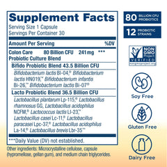 Dairy-free probiotic supplement