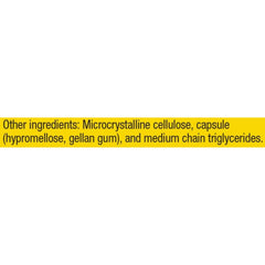Made in the USA label on probiotic bottle