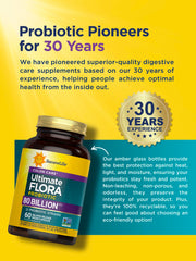 Renew Life delayed-release probiotic capsules imply targeted delivery to the gut for lasting effects.