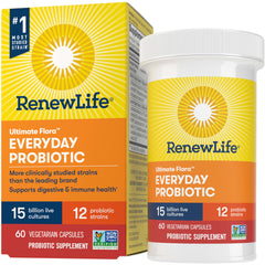 Renew Life Everyday Probiotic 60-count vegetarian capsules