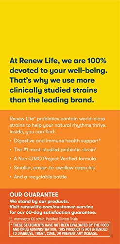 Lifestyle image featuring Renew Life probiotic on a counter