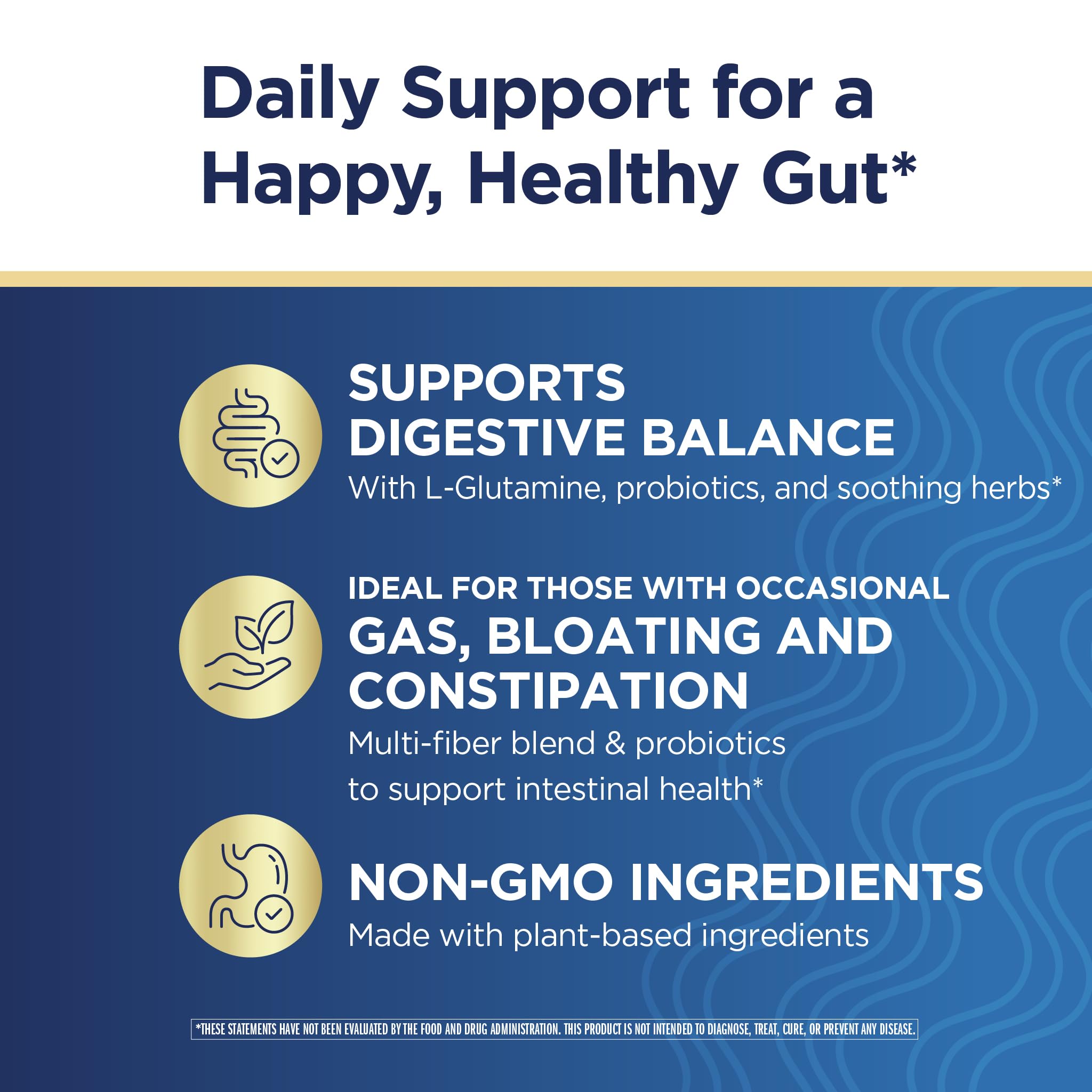 Digestive health concept with Fiber Smart packaging