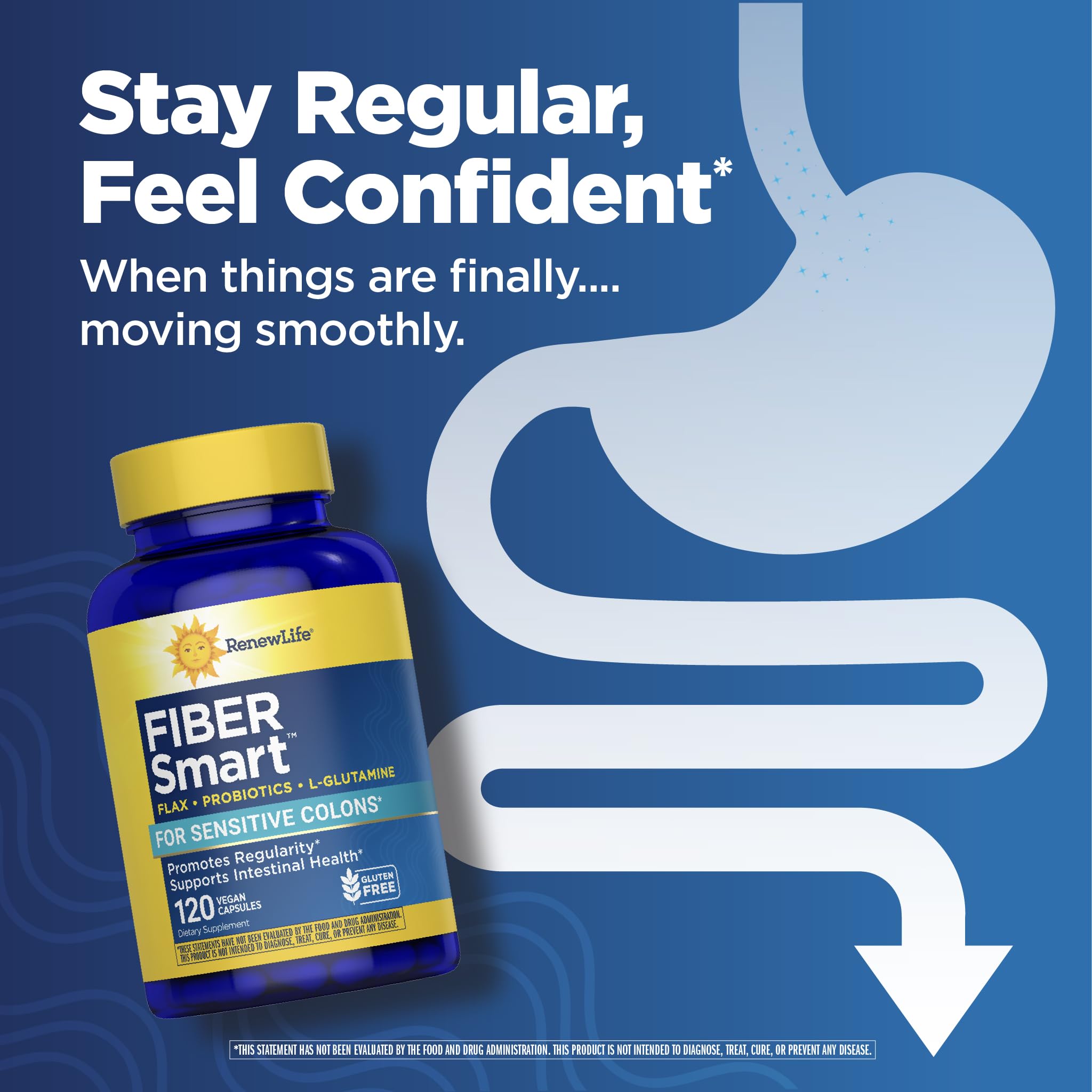 Fiber Smart product label highlighting gluten-free and soy-free