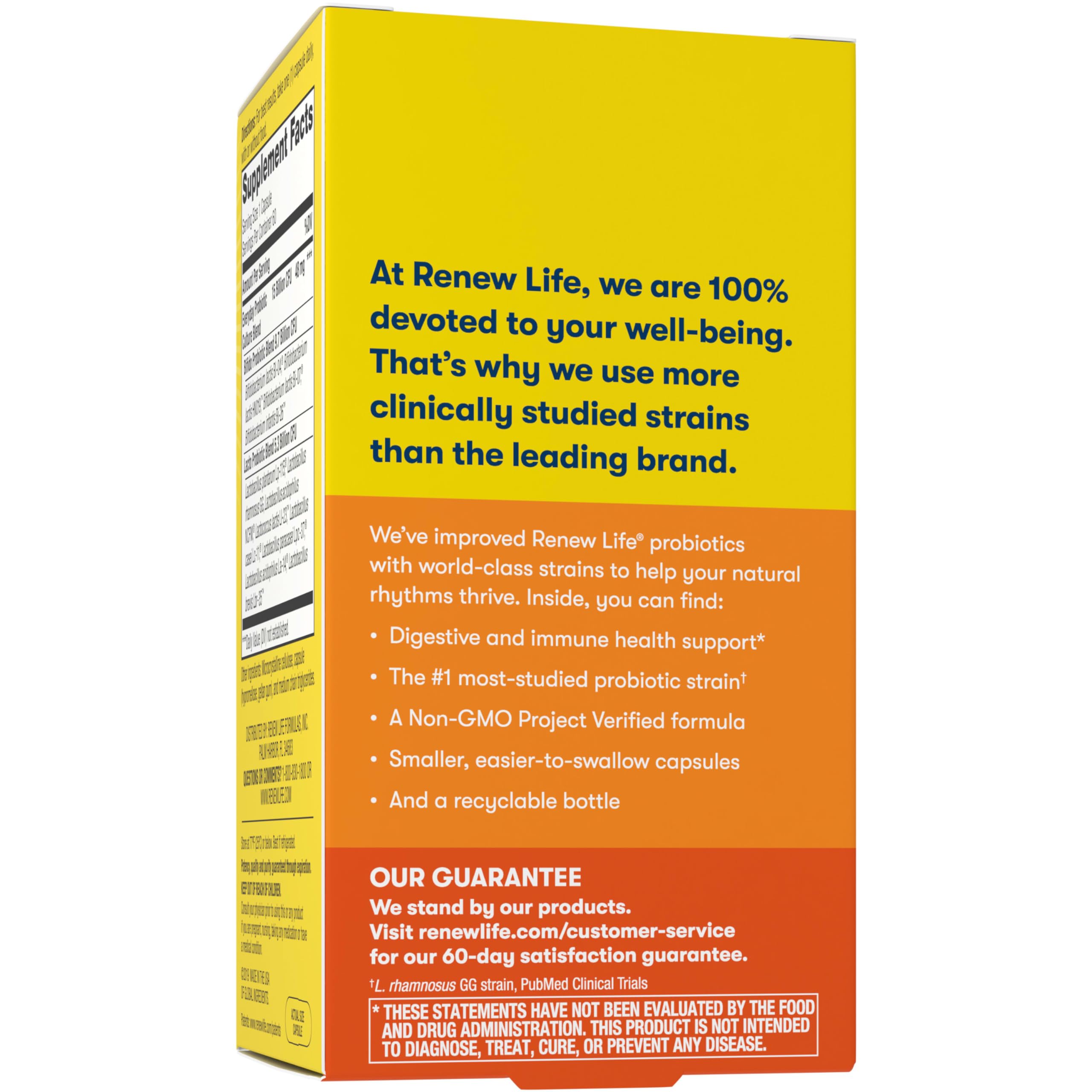 Non-GMO Project Verified probiotic packaging