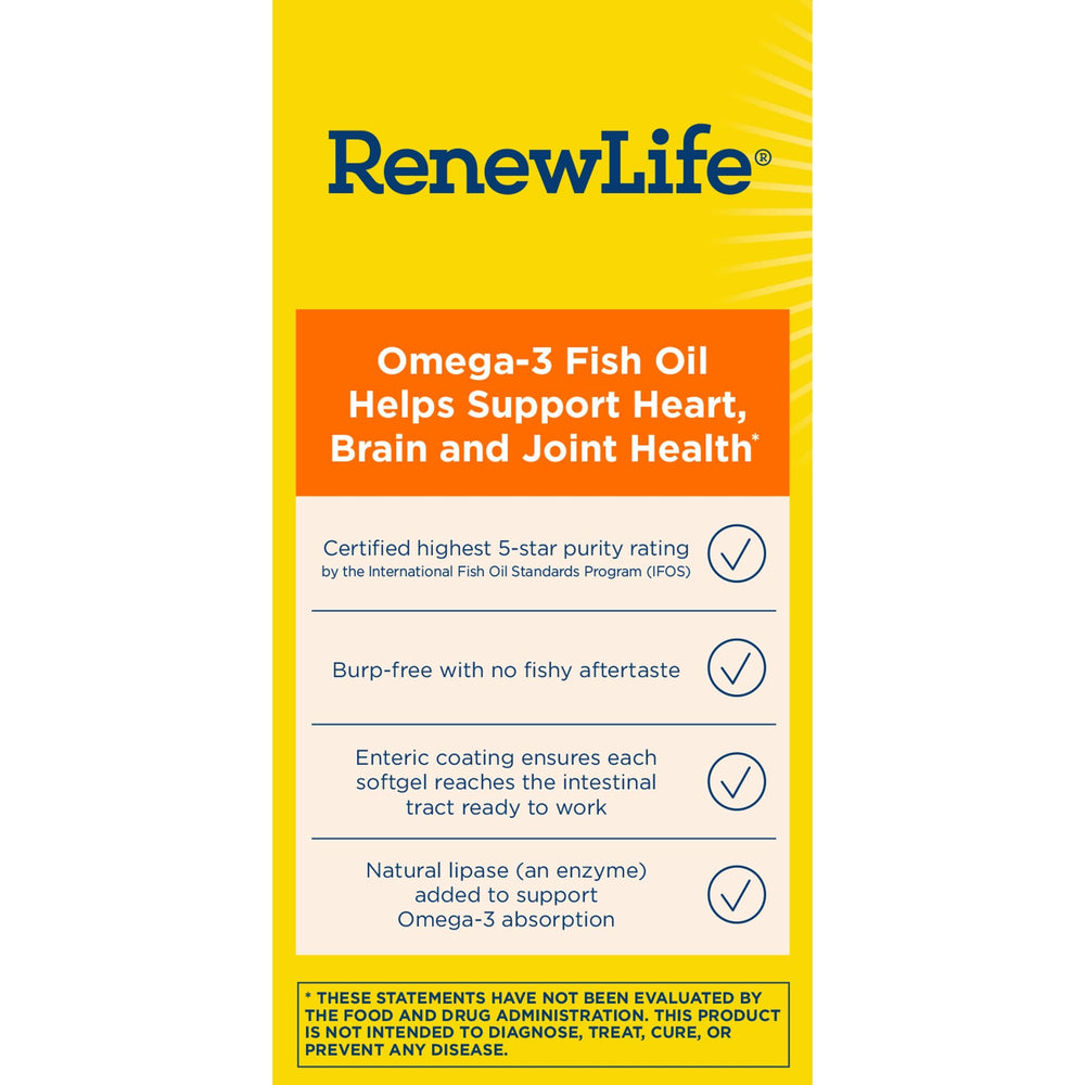 Burp-free Omega-3 formula graphic